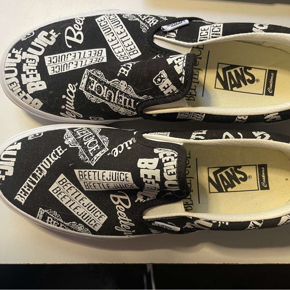 Beetlejuice Vans Slip-on